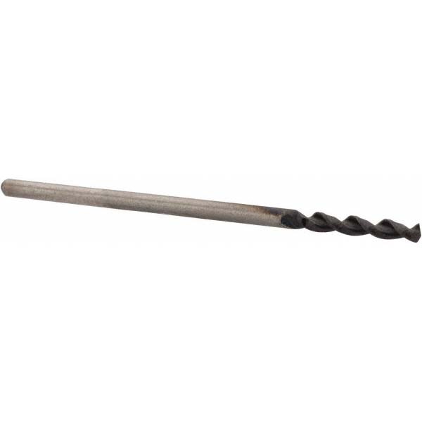 Screw Machine Length Drill Bit: 0.04" Dia, 130 °, Cobalt