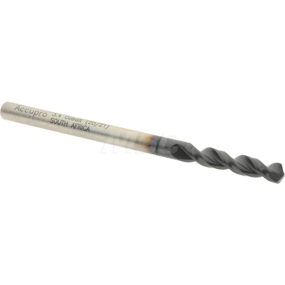 Accupro Screw Machine Length Drill Bit 0.1339" Dia, 130 deg Point