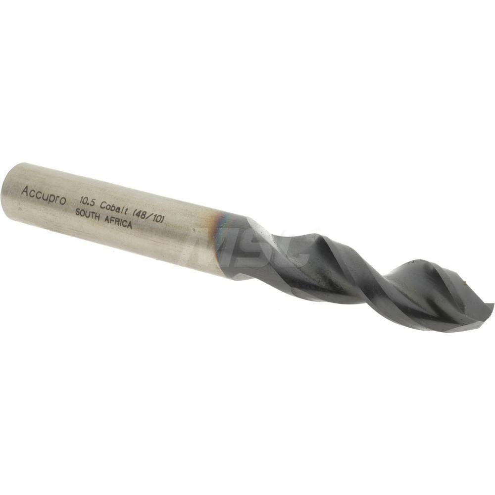 Accupro 1631050A-AC Screw Machine Length Drill Bit: 0.4134" Dia, 130 ° Point, Cobalt 