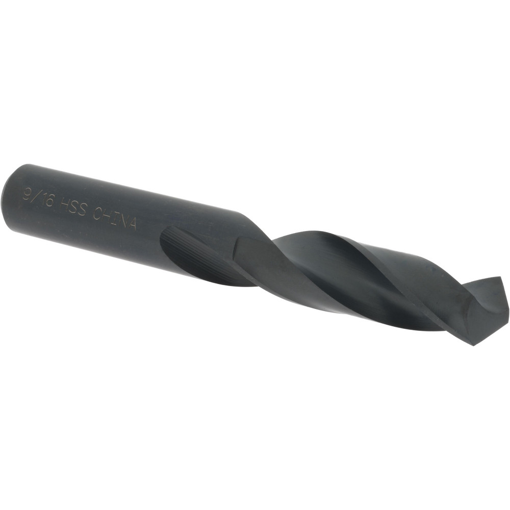 Value Collection Screw Machine Length Drill Bit 9/16" Dia, 118 deg Point, HighSpeed Steel