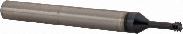 Helical Flute Thread Mill: #10 & #8, Internal, 3 Flute, 1/4" Shank Dia, Solid Carbide