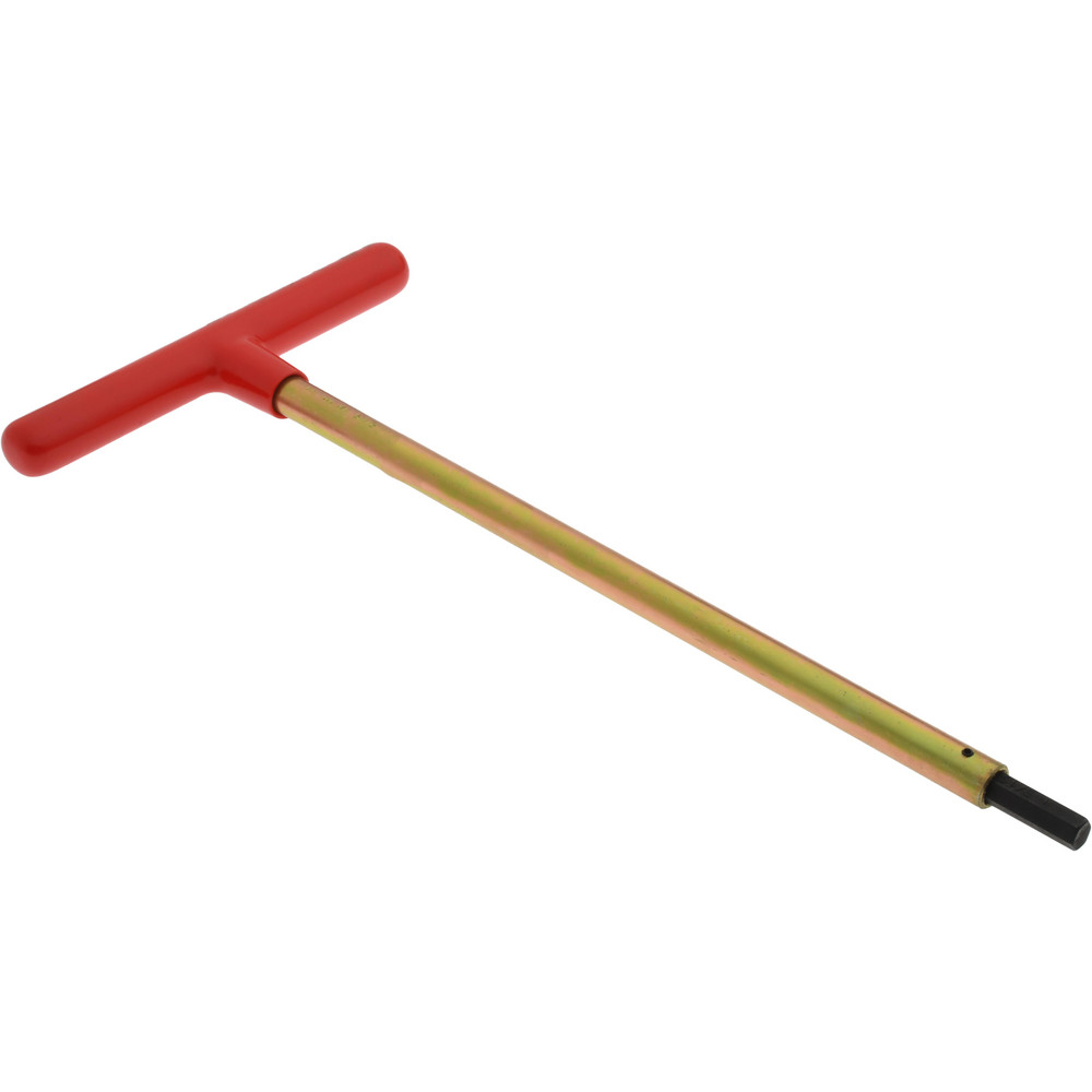 T-Handle Hex Key: 5/16", Hex End - 12" OAL, Chromalloy Steel