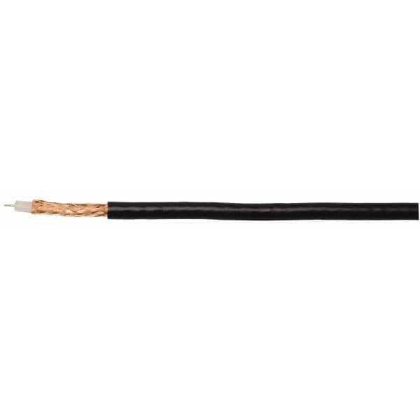 Coaxial Cable; Cable Type: Coaxial ; Coaxial Type: RG59 ; Wire Size (AWG): 23 ; Outside Diameter (Decimal Inch): 0.2460 ; Jacket Color: Black ; PSC Code: 6145