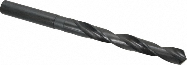Interstate | Value Collection 3/4" 118° Spiral Flute High Speed Steel Taper Length Drill Bit - Oxide Finish, 5-7/8" Flute Length, 9-3/4" OAL