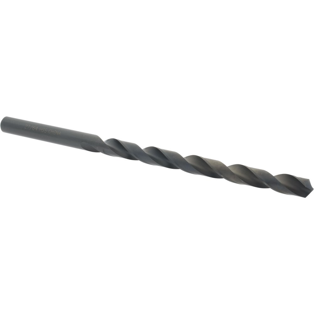 Extra Length Drill Bit: 0.4219" Dia, 118 °, High Speed Steel