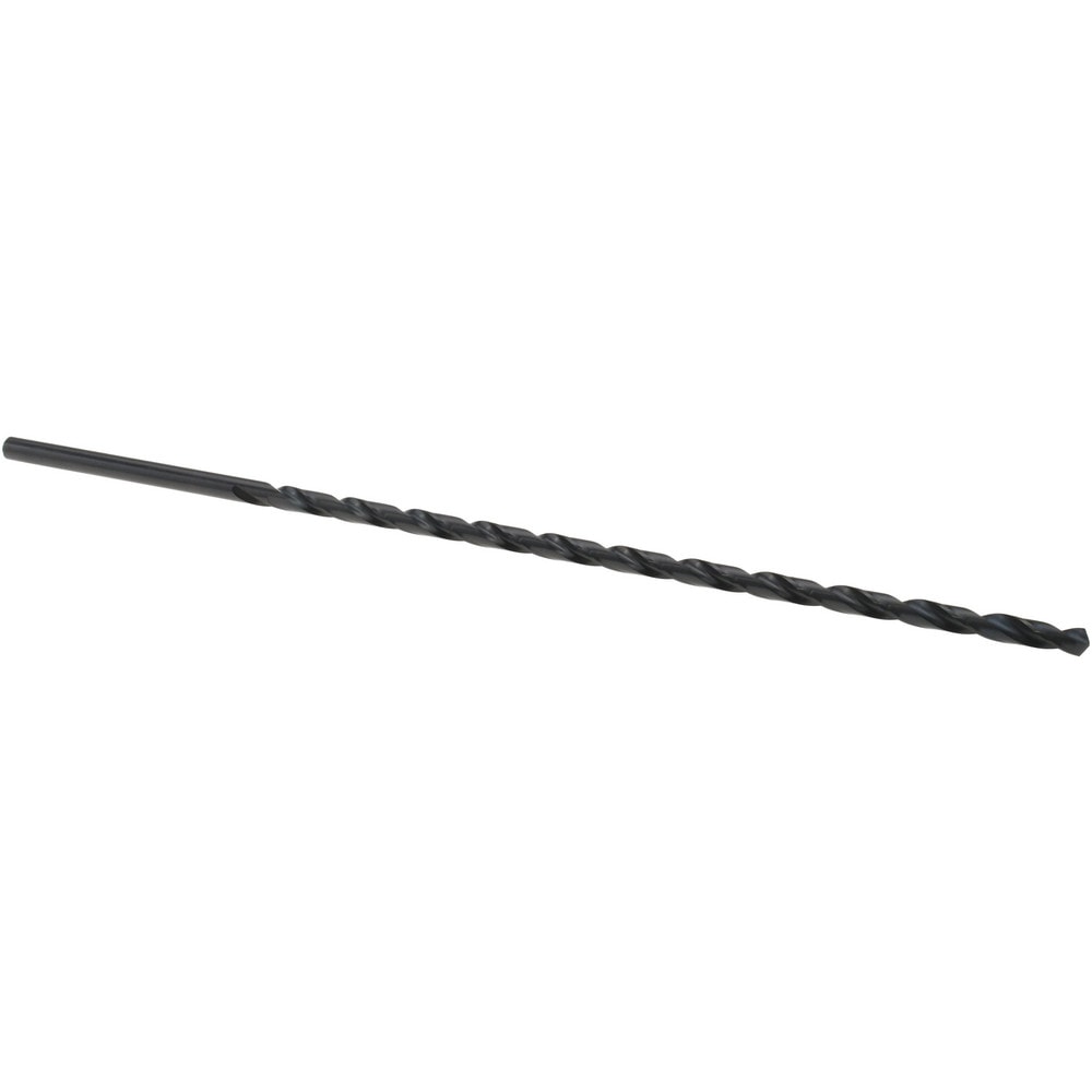 Extra Length Drill Bit: 0.2188" Dia, 118 ° Point, High Speed Steel