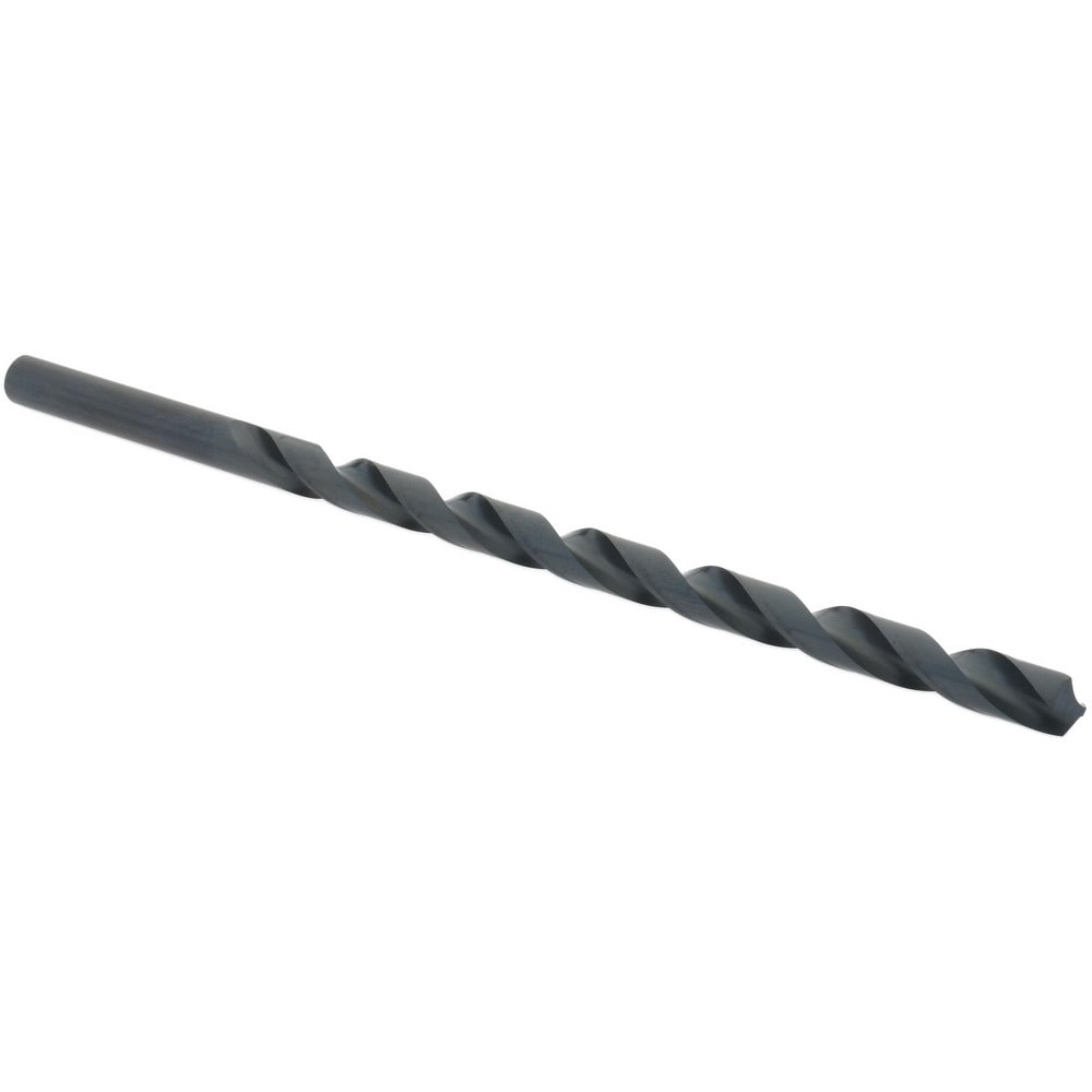 Extra Length Drill Bit: 7/16" Dia, 118 ° Point, High Speed Steel