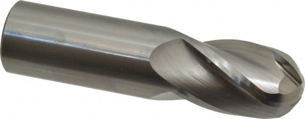 OSG 404-1000-BN Ball End Mill: 1" Dia, 1.5" LOC, 4 Flute, Solid Carbide Image