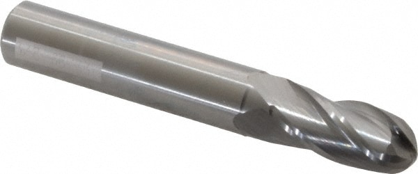 OSG 404-3594-BN Ball End Mill: 0.3594" Dia, 0.875" LOC, 4 Flute, Solid Carbide Image