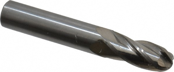 OSG 404-4219-BN Ball End Mill: 0.4219" Dia, 1" LOC, 4 Flute, Solid Carbide Image