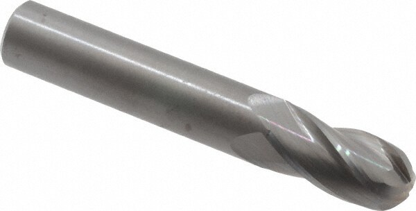 OSG 404-5625-BN Ball End Mill: 0.5625" Dia, 1.125" LOC, 4 Flute, Solid Carbide Image