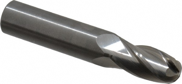 OSG 404-6875-BN Ball End Mill: 0.6875" Dia, 1.375" LOC, 4 Flute, Solid Carbide Image