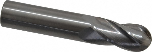 OSG 404-7500-BN Ball End Mill: 0.75" Dia, 1.5" LOC, 4 Flute, Solid Carbide Image