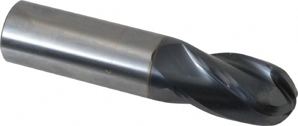 OSG 404-8750-BN11 Ball End Mill: 0.875" Dia, 1.5" LOC, 4 Flute, Solid Carbide Image