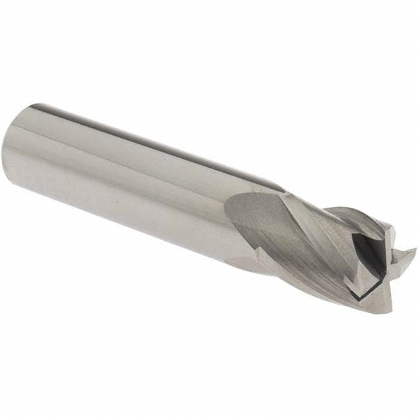 OSG 414-5000 Square End Mill: 1/2 Dia, 5/8 LOC, 1/2 Shank Dia, 2-1/2 OAL, 4 Flutes, Solid Carbide Image