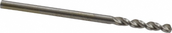 Screw Machine Length Drill Bit: 0.0781" Dia, 130 °, Vanadium High Speed Steel