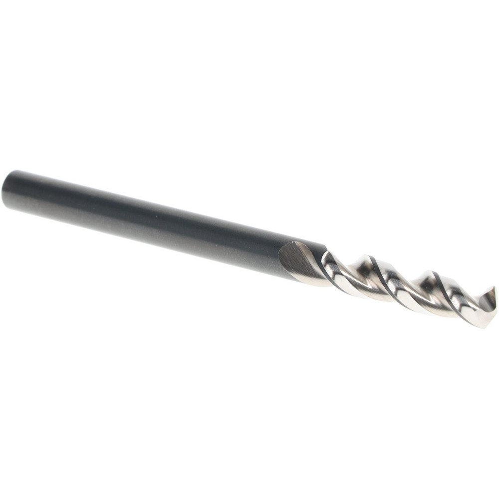 Screw Machine Length Drill Bit: 5/32" Dia, 130 deg Point, Vanadium High Speed Steel