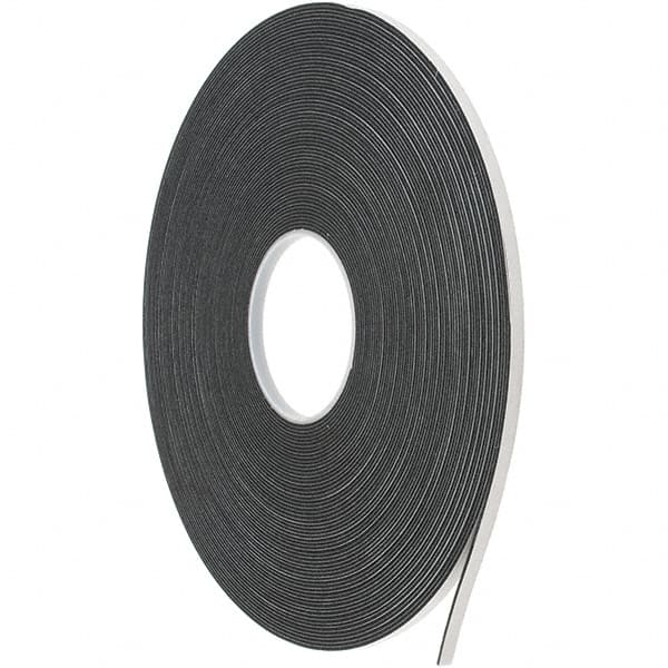 Vinyl Foam Tape: 36 yd Long, 62.5 mil Thick, Acrylic Adhesive