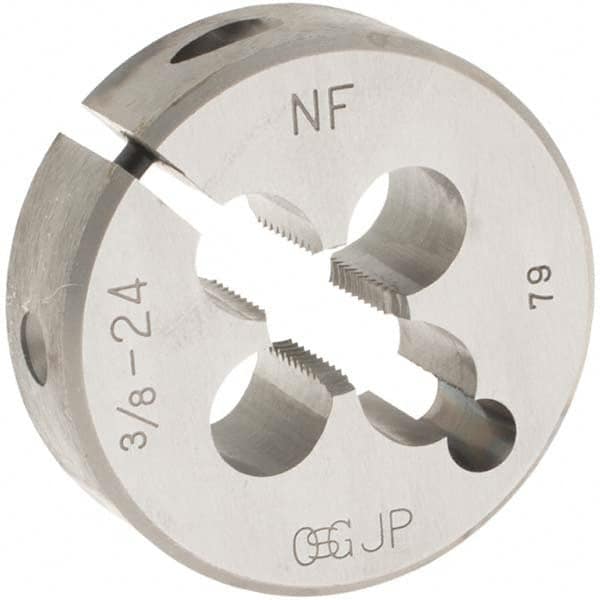 BSP Parallel 3//8/" X 19 RH HSS OD 1 1//2/" split screw adjustable Die button