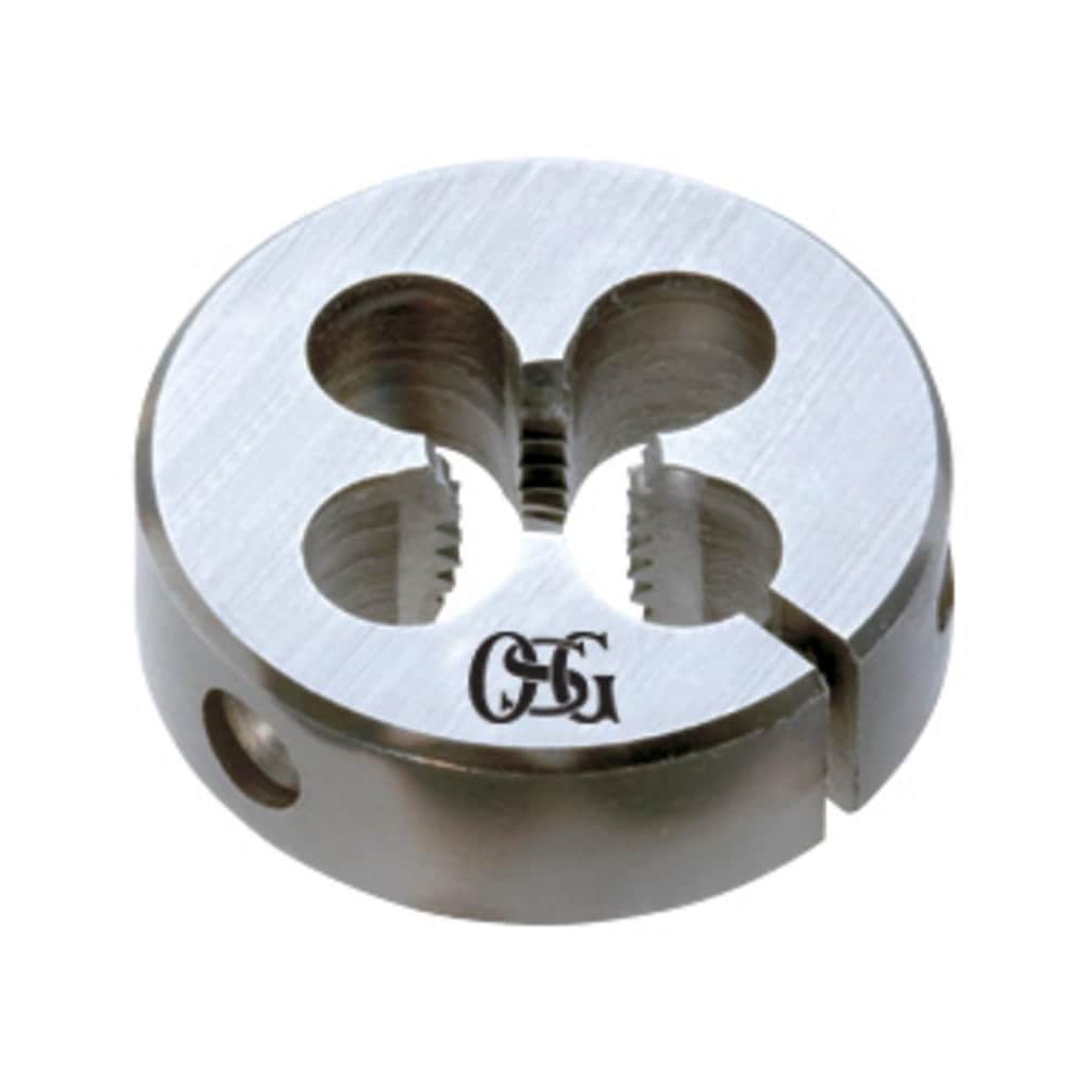 Round Die: #12-24, 1" OD, High Speed Steel
