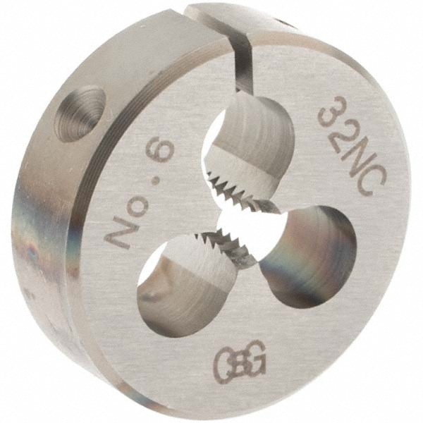 OSG - Round Die: #6-32, High Speed Steel | MSC Direct