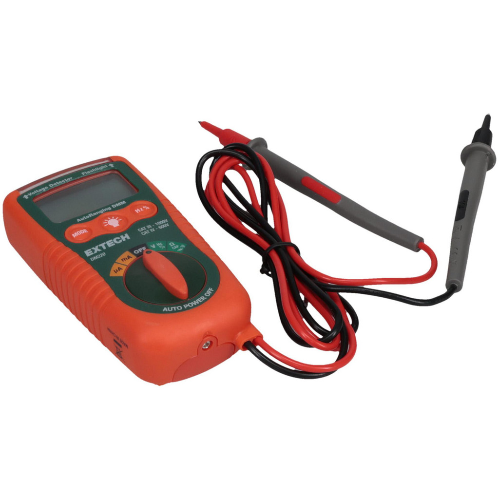 Extech - CAT IV, Auto Ranging & Digital Multimeter: 600 VAC/VDC