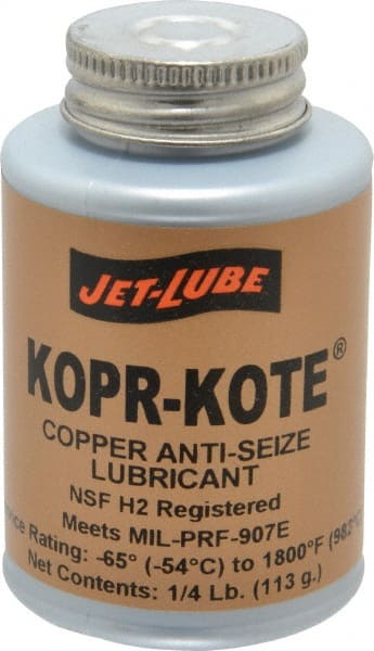 Jet-Lube 10055 High Temperature Anti-Seize Lubricant: 4 oz Can 