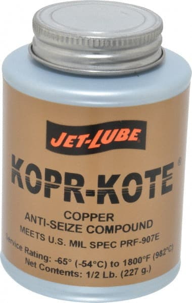 Jet-Lube 10002 High Temperature Anti-Seize Lubricant: 8 oz Can 