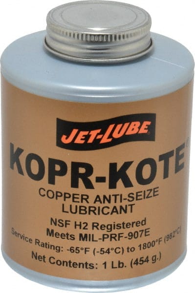 Jet-Lube 10004 High Temperature Anti-Seize Lubricant: 1 lb Can 