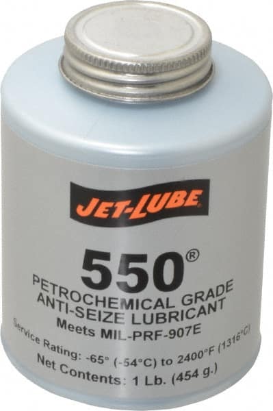 Jet-Lube 15504 Extreme Pressure & Temperature Anti-Seize Lubricant: 1 lb Can 
