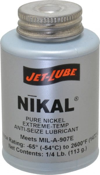 Jet-Lube 13655 High Temperature Anti-Seize Lubricant: 4 oz Can 
