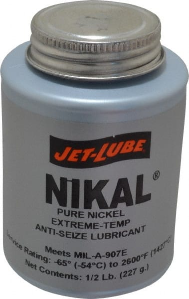 Jet-Lube 13602 High Temperature Anti-Seize Lubricant: 8 oz Can 