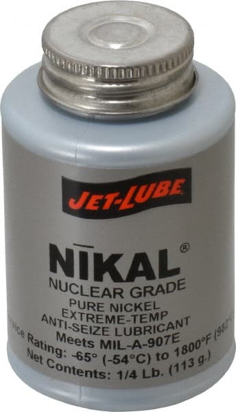 Jet-Lube 13555 Extreme Pressure & Temperature Anti-Seize Lubricant: 4 oz Can 
