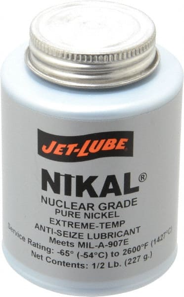 Jet-Lube 13502 Extreme Pressure & Temperature Anti-Seize Lubricant: 8 oz Can 