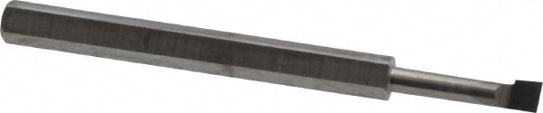 Scientific Cutting Tools BB93 Radial Relief Boring Bar: 0.09" Min Bore, 3/8" Max Depth, Right Hand Cut, Submicron Solid Carbide 