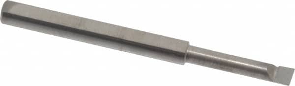 Scientific Cutting Tools BB104 Radial Relief Boring Bar: 0.105" Min Bore, 1/2" Max Depth, Right Hand Cut, Submicron Solid Carbide 