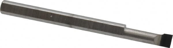 Scientific Cutting Tools BB123 Radial Relief Boring Bar: 0.12" Min Bore, 3/8" Max Depth, Right Hand Cut, Submicron Solid Carbide 