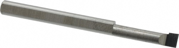 Scientific Cutting Tools BB124 Radial Relief Boring Bar: 0.12" Min Bore, 1/2" Max Depth, Right Hand Cut, Submicron Solid Carbide 