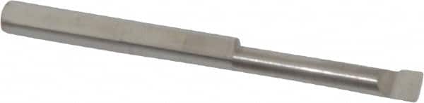 Scientific Cutting Tools BB125 Radial Relief Boring Bar: 0.12" Min Bore, 5/8" Max Depth, Right Hand Cut, Submicron Solid Carbide 