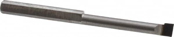 Scientific Cutting Tools BB126 Radial Relief Boring Bar: 0.12" Min Bore, 3/4" Max Depth, Right Hand Cut, Submicron Solid Carbide 