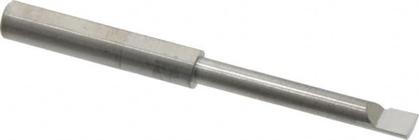 Scientific Cutting Tools BB158 Radial Relief Boring Bar: 0.155" Min Bore, 1" Max Depth, Right Hand Cut, Submicron Solid Carbide 