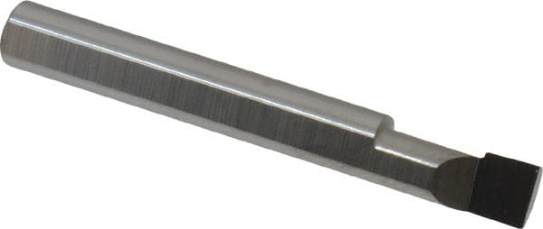 Scientific Cutting Tools BB183 Radial Relief Boring Bar: 0.185" Min Bore, 3/8" Max Depth, Right Hand Cut, Submicron Solid Carbide 