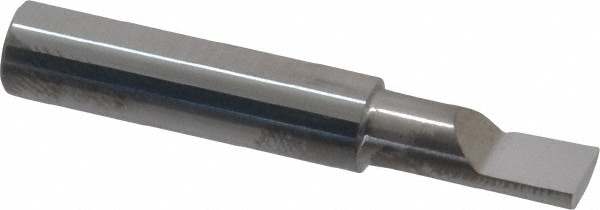 Scientific Cutting Tools BB224 Radial Relief Boring Bar: 0.22" Min Bore, 1/2" Max Depth, Right Hand Cut, Submicron Solid Carbide Image