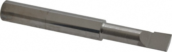 Scientific Cutting Tools BB226 Radial Relief Boring Bar: 0.22" Min Bore, 3/4" Max Depth, Right Hand Cut, Submicron Solid Carbide Image