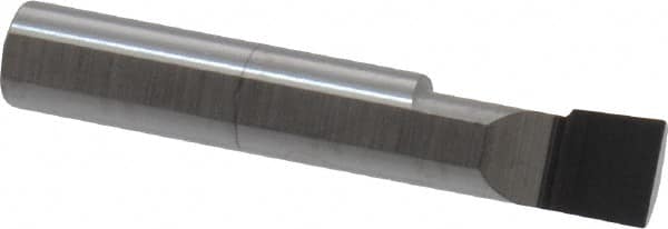 Scientific Cutting Tools BB254 Radial Relief Boring Bar: 0.248" Min Bore, 1/2" Max Depth, Right Hand Cut, Submicron Solid Carbide 