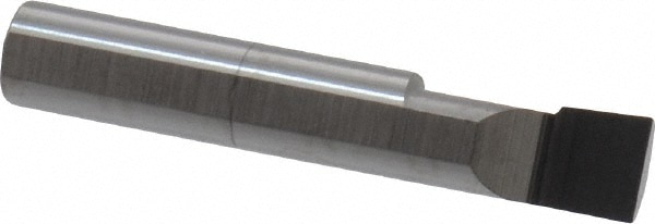 Scientific Cutting Tools BB254 Radial Relief Boring Bar: 0.248" Min Bore, 1/2" Max Depth, Right Hand Cut, Submicron Solid Carbide Image