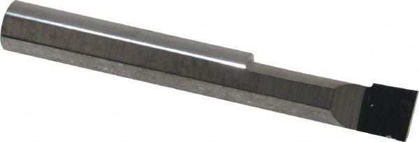 Scientific Cutting Tools BB256 Radial Relief Boring Bar: 0.248" Min Bore, 3/4" Max Depth, Right Hand Cut, Submicron Solid Carbide 