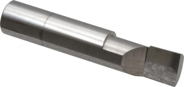 Scientific Cutting Tools BB376 Radial Relief Boring Bar: 0.373" Min Bore, 3/4" Max Depth, Right Hand Cut, Submicron Solid Carbide 