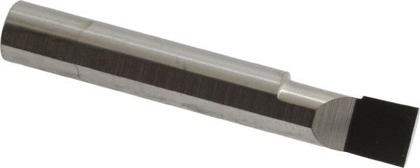 Scientific Cutting Tools BB376L Radial Relief Boring Bar: 0.373" Min Bore, 3/4" Max Depth, Right Hand Cut, Submicron Solid Carbide 