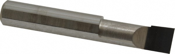 Scientific Cutting Tools BB378 Radial Relief Boring Bar: 0.373" Min Bore, 1" Max Depth, Right Hand Cut, Submicron Solid Carbide Image